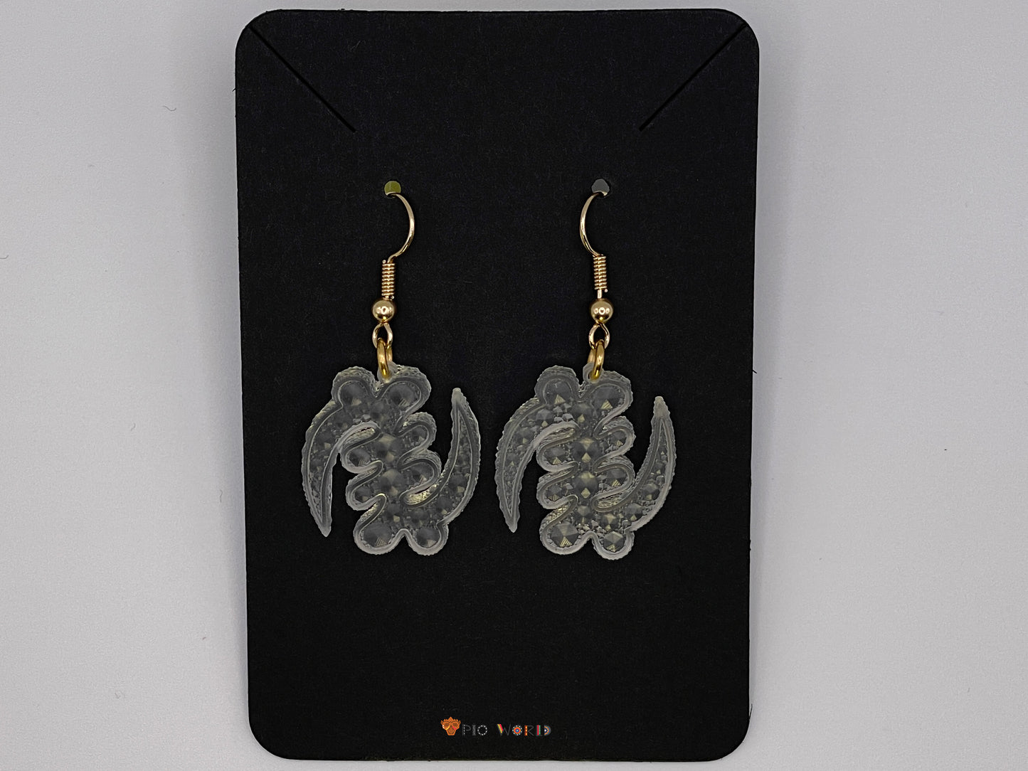 Boucles d'oreilles Adinkra (Gye Nyame)