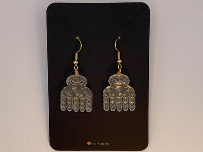 Boucles d'oreilles Adinkra (Duafe)